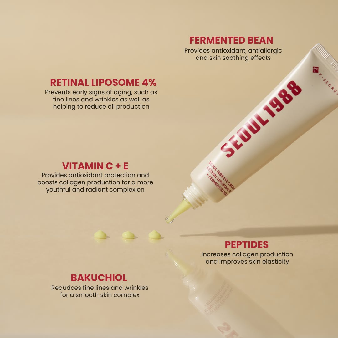 Ksecret SEOUL 1988 Eye Cream K : Retinal Liposome 4% + Fermented Bean