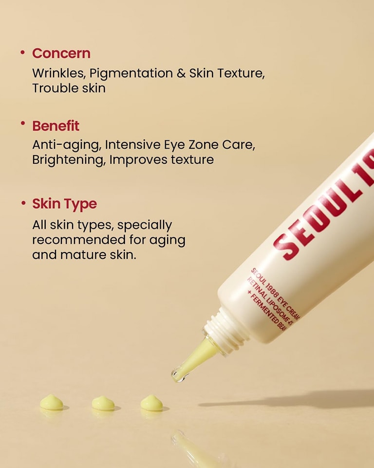 Ksecret SEOUL 1988 Eye Cream K : Retinal Liposome 4% + Fermented Bean